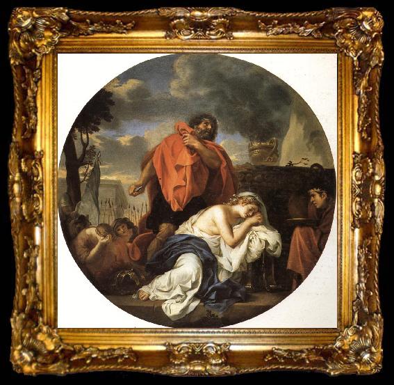 framed  LE BRUN, Charles Jephthah